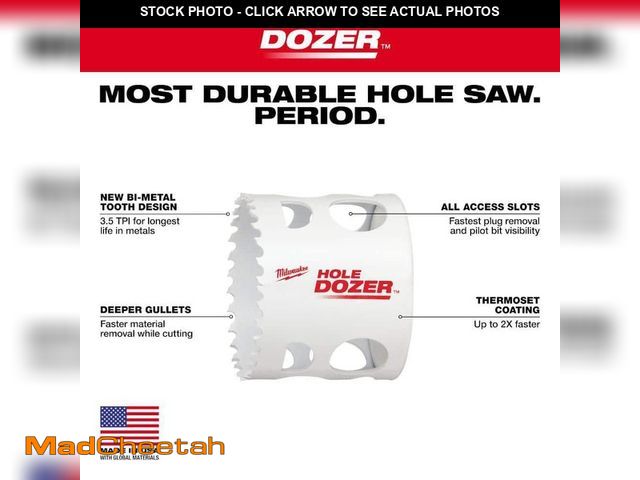 Lot 74-12796044 - Milwaukee 5 in. Hole Dozer Bi-Metal Hole Saw - USED