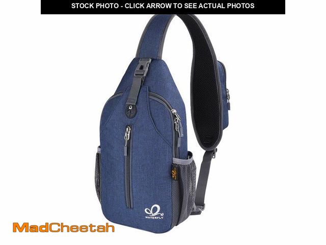Lot 74-14215032 - WATERFLY Crossbody Sling Backpack Sling Bag Travel Hiking Chest Bag Daypack - UNUSED
