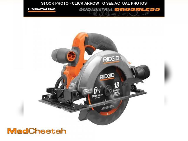 Lot 74-12087019 - RIDGID 18V SubCompact Brushless Cordless 6-1/2 in. Circular Saw (Tool Only) - USED