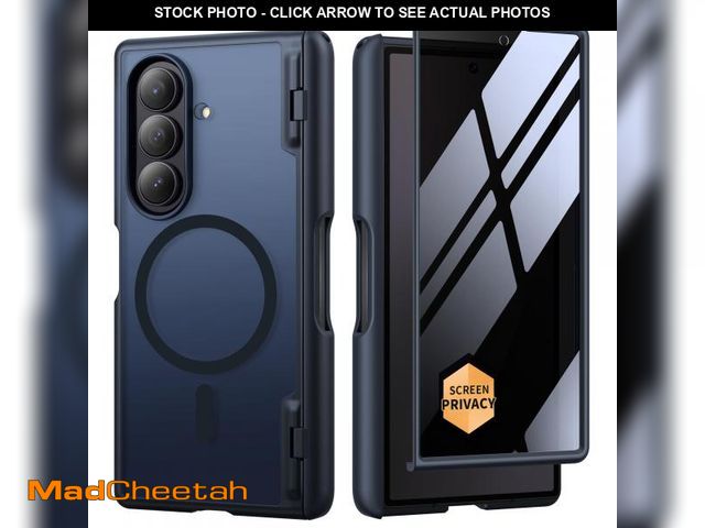 Lot 74-12439600 - MOBOSI Magnetic for Z Fold 7 Case with Screen Protector, Compatible with Magsafe, Full-Body Coverage...