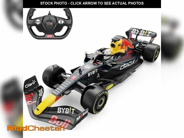 Lot 74-12886454 - RASTAR RC Car 1/12 Scale 2.4Ghz Remote Control Car for Oracle Red Bull Racing RB18 F-1 R/C Toy Car M...