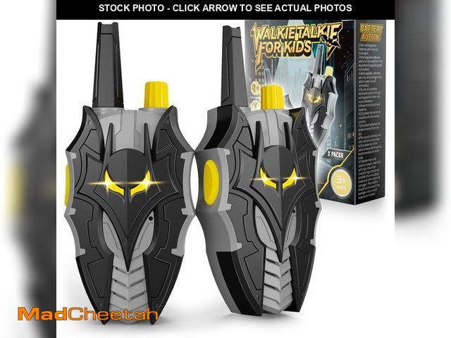 Lot 74-14145047 - Bat Walkie Talkies for Kids with Flashing Eye Lights, Stealth Spaceship &amp; Winged Dart Design, 2 ...
