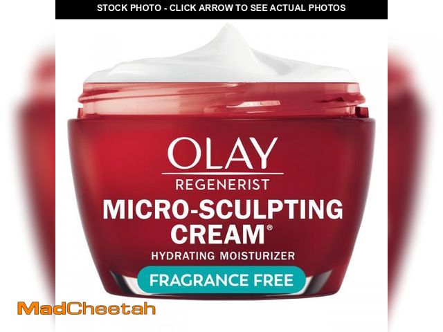 Lot 74-12440419 - Face Moisturizer, Regenerist Micro-Sculpting Cream for Women, Fragrance-Free - Hydrating, Anti-Aging...