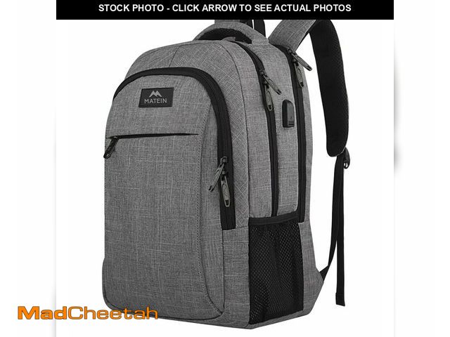 Lot 74-14269866 - MATEIN Travel Laptop Backpack, Business Anti Theft Slim Sturdy Laptops Backpack Personal Item Bag, W...