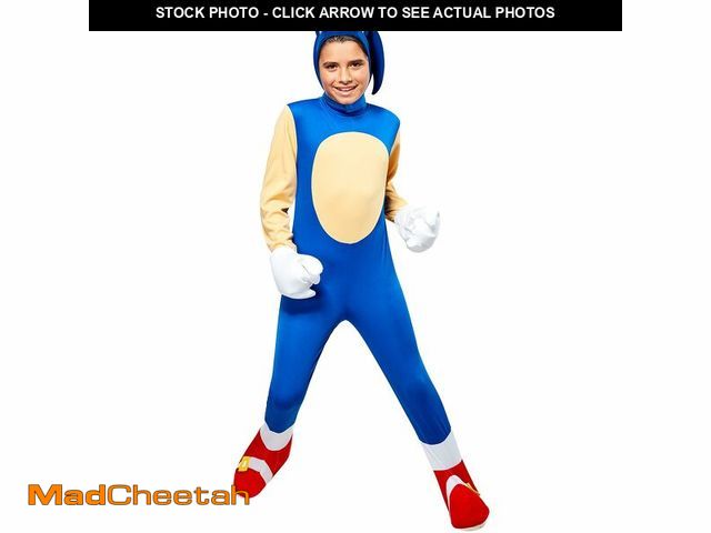 Lot 74-12699881 - Deluxe Sonic Costume for Boys - USED