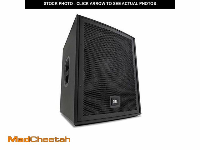 Lot 74-12899533 - JBL Professional IRX115S Powered Compact Subwoofer, Wired Electric,15-Inch, Black - USED