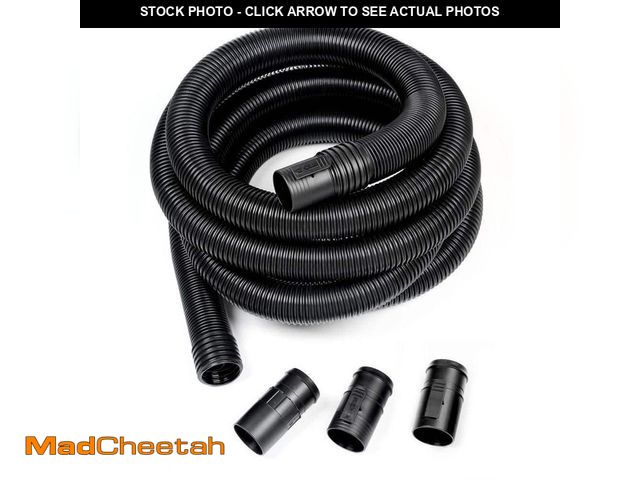 Lot 74-14560819 - RIDGID 2-1/2 in. x 13 ft. LA2521 DUAL-FLEX Locking Vacuum Hose Kit Accessory Shop Vacuum Attachment ...