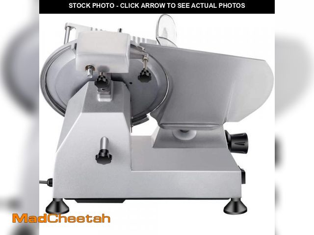 Lot 74-12032516 - SKYSHALO Commercial Meat Slicer 240W 10 in. Carbon Steel Blade 350-400RPM Meat Slicer, 0 - 0.47 in. ...