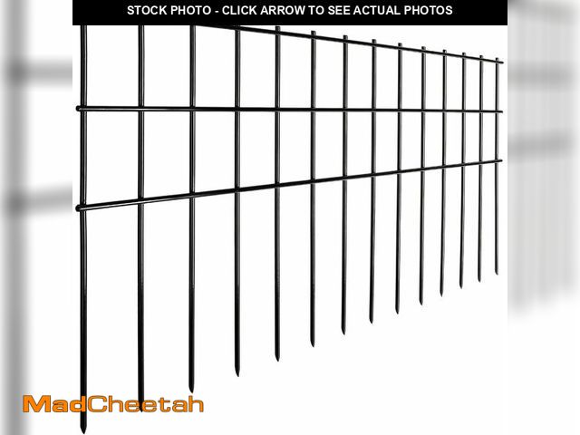 Lot 74-14250804 - Getlay Garden Fencing Animal Barrier 37.5 ft(L)x15 in(H), 15 Panels No Dig Fence, Underground Critte...