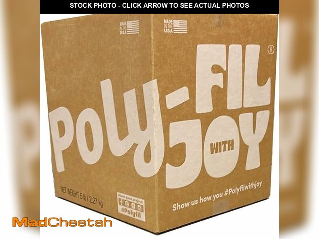 Lot 74-13835848 - Fairfield The Original Poly-Fil, Premium Polyester Fiber Fill, Soft Pillow Stuffing, Stuffing for St...