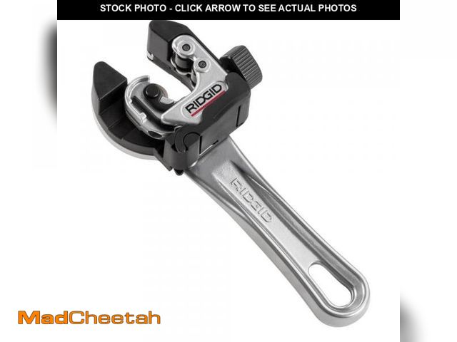 Lot 74-11455424 - RIDGID 118 2-in-1 Close Quarters AUTOFEED 1/4 in.-1-1/8 in. Metal Tubing Compact Cutter,Tool with X-...