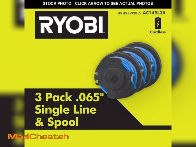 Lot 74-12278807 - RYOBI ONE+ 0.065 Spool (3-Pack) - UNUSED