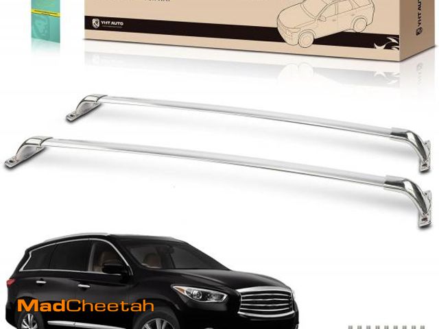 Lot 74-12283981 - YHTAUTO Car Roof Rack Cross Bar Compatible with Infiniti JX35 2013, QX60 2014-2020 w/Raised Rails Fi...