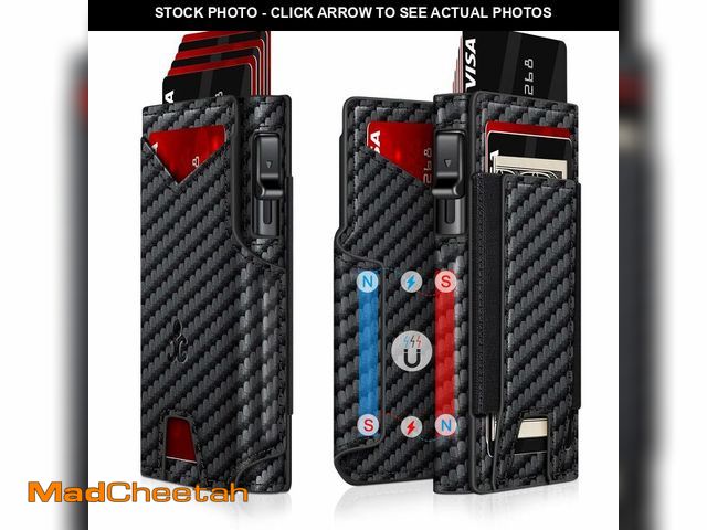 Lot 74-14154663 - Wallet for Men Wallet with Slim Pop Up Card Holder 9-13 Cards, Bifold Minimalist Smart Wallet RFID B...