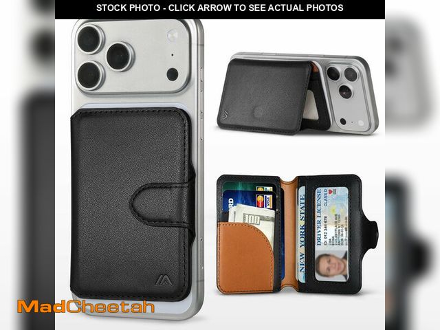 Lot 74-13963098 - MEFON for MagSafe Wallet, Magnetic Phone Wallet RFID Blocking, Slim 5-8 Card Holder with Cash Slot &...