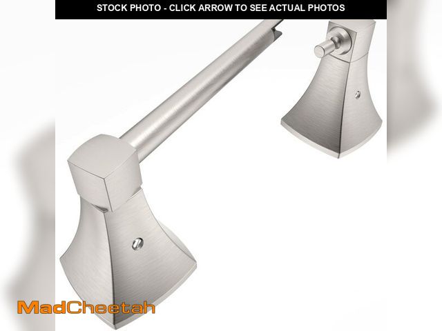 Lot 74-14274311 - WZRUA Brushed Nickel Toilet Paper Holder Bathroom Double Post Pivoting Tissue Roll Holder Stainless ...