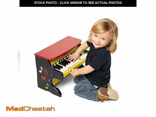 Lot 74-12760347 - Melissa &amp; Doug Learn-to-Play Piano with 25 Keys and Color-Coded Songbook Toy Piano Kids, Toddler...