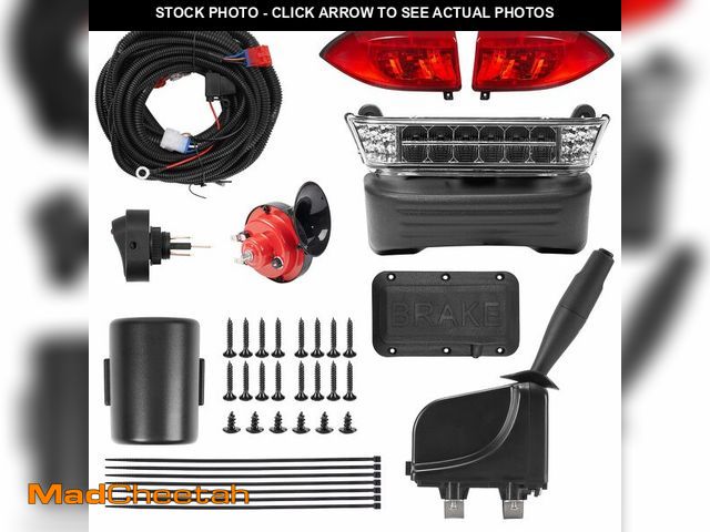 Lot 74-12604715 - LED Deluxe Precedent Golf Cart Light Kit Compatible for Club Car 2004-Up, Upgrade Headlights &amp; T...
