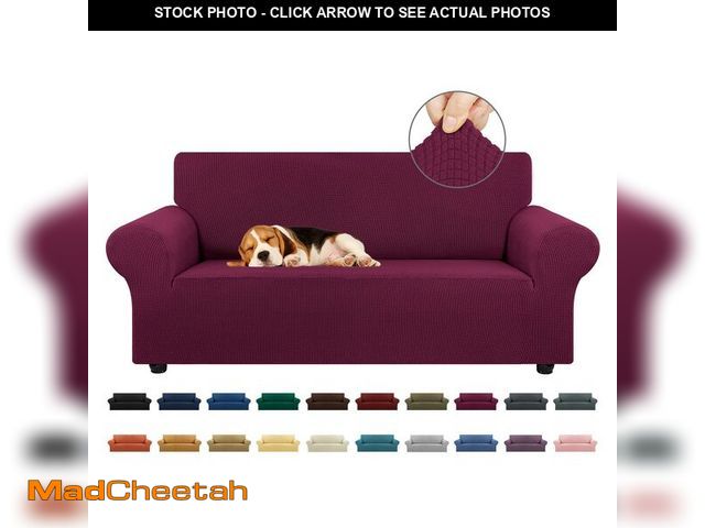 Lot 74-14268988 - KEKUOU Stretch Loveseat Sofa Cover Slipcover,Couch Covers for 2 Cushion Couch Sofa (55"-78") Furnitu...