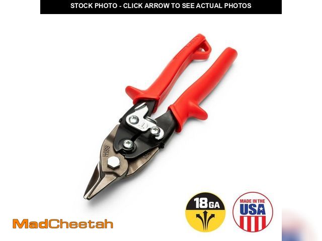 Lot 74-12871693 - Crescent Wiss 9-1/4 in. Compound Action Straight, Left and Right Cut Bulldog Aviation Snip - USED