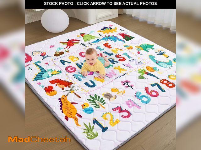 Lot 74-12718098 - TreeBud Baby Play Mat - Thicken 71x59 Inch Soft Foam Crawling Mat for Playpen &amp; Floor, Non-Slip ...