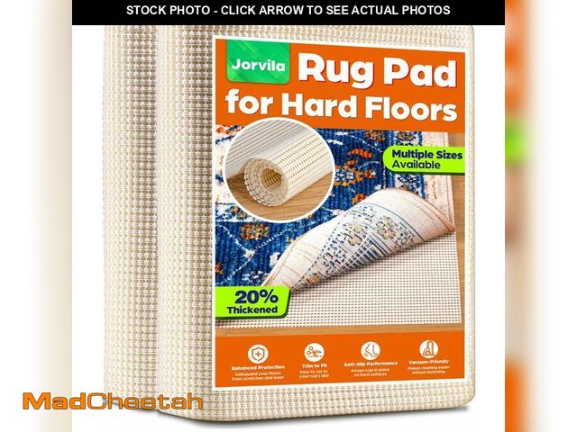 Lot 74-13544567 - Jorvila Non-Slip Rug Pad Gripper 2.5x12 Feet, Anti Skid Mat for Kitchen Hallway Runner Rug, Keeps Ru...