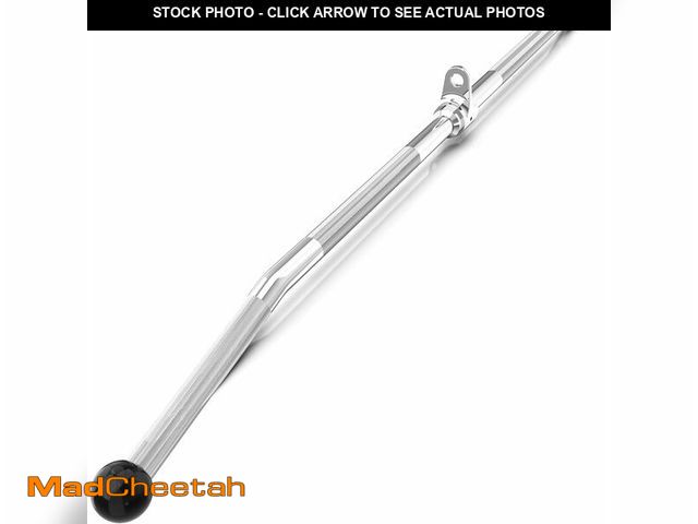 Lot 74-13698388 - Synergee Lat Bar Cable Attachment 48". Universal Attachment for Cable Machines. Pull Down/Press Down...