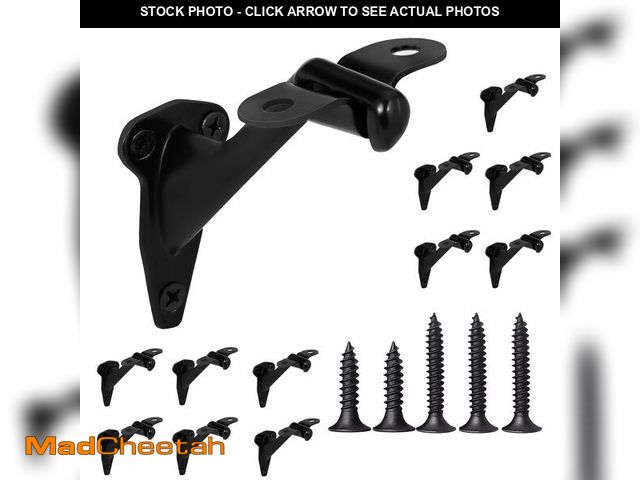 Lot 74-12712931 - HOMOTEK 12 Pack Railing Stair Handrail Brackets for Handrail Indoor, 3" Hand Rail Brackets for Stair...