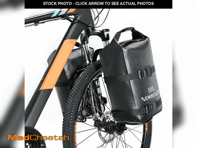Lot 74-12705944 - SOUUXIU 10L Bike Front Fork Bag Waterproof with Front Fork Racks 1Pack/2Packs, Lightweight Dry Bag B...