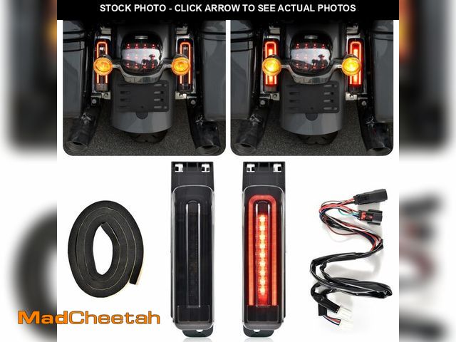 Lot 74-14433354 - VEISUTOR LED Rear Fender Light for Harley Touring 2014-2024, Smoked Lens - USED