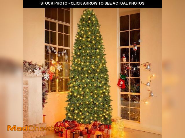 Lot 74-12679383 - GVDV 7.5ft Pre-lit Christmas Tree, Artificial Christmas Tree with 350 Dual-Color Lights Warm White &...