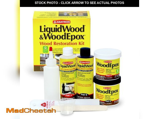 Lot 74-14362681 - Wood Restoration Kit - LiquidWood and WoodEpox 24 oz. Beige - UNUSED
