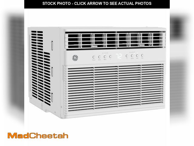Lot 74-13121293 - GE 8,000 BTU Smart Heat/Cool with Heat Pump Electronic Window Air Conditioner for Medium Rooms up to...