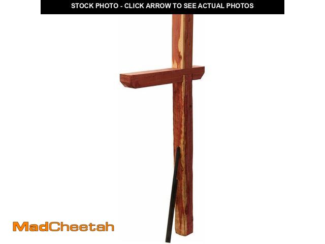 Lot 74-13697703 - Architectural Mailboxes Cedar Deluxe Drive-in Cedar Wood Mailbox Post, Compatibility Code A, B, C, D...