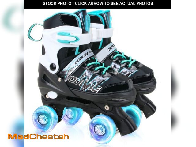 Lot 74-13548597 - Sowume Adjustable Roller Skates for Boys and Kids, All 8 Wheels of Boy's Skates Shine, Safe and Fun ...