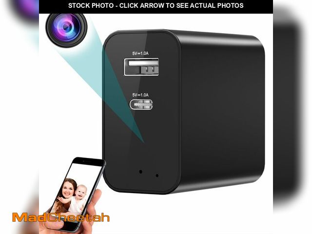 Lot 74-12712005 - FOX SCOUT 160ÃÂ° Wide Angle 4K HD Charger Camera with Motion Detection, App Remote Control and 24/7...