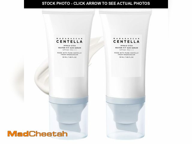 Lot 74-13957051 - 2PCS Centella Sunscreen SPF 50, 50ML Sunscreen Face Serum, Daily UV Defense Sunblock Summer Sunscree...
