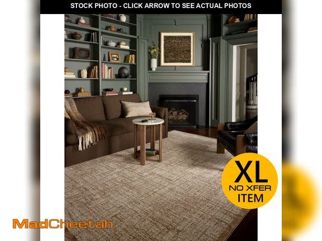 Lot 74-13789923 - Loloi Winston Collection WIT-01 Earth/Bone 6'-7" x 9'-10", .38" Pile Height, Area Rug, Soft, Durable...