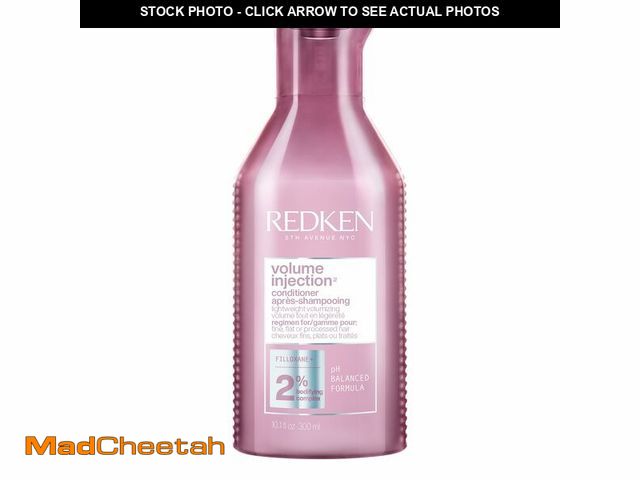 Lot 74-14212914 - Redken Volume Injection Conditioner, Lightweight Volume Conditioner For Fine Hair, Detangles and Add...