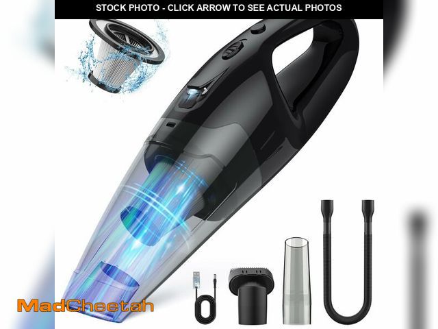 Lot 74-12972935 - Handheld Vacuum Cordless Rechargeable with LED Light, Car Vacuum Portable Cordless, Hand Vacuum Clea...
