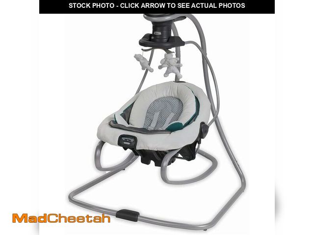 Lot 74-13042114 - Graco DuetSoothe Swing and Rocker with Removable Swing Seat and 6 Swinging Speeds for Toddler Swing ...