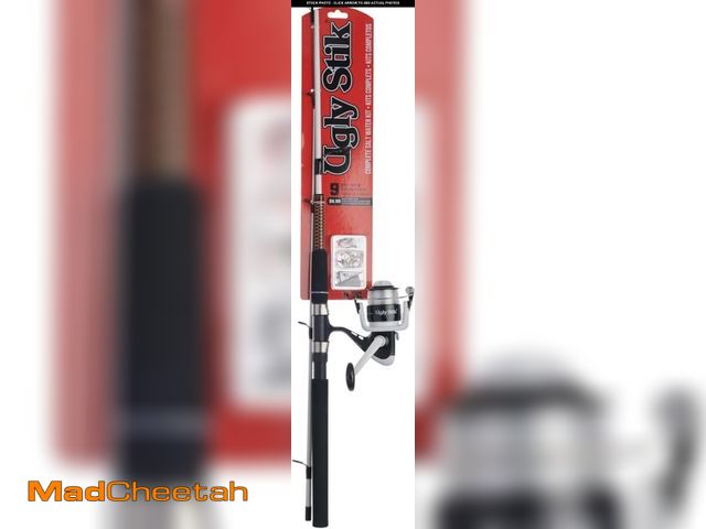 Lot 74-12096567 - Ugly Stik 7' Complete Saltwater Kit Fishing Rod and Reel Spinning Combo, Ugly Tech Construction with...
