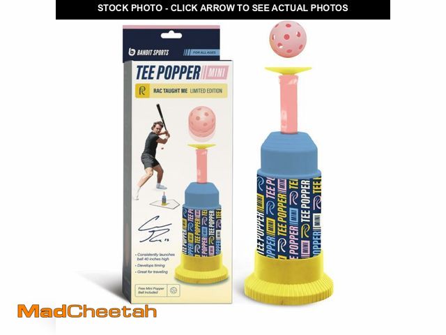 Lot 74-14206469 - Bandit Sports Coach RAC Tee Popper Mini, Hitting Tee for Perfect Swings, Batting Machine for Practic...