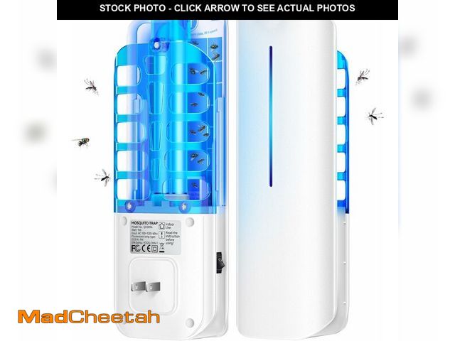 Lot 74-14267176 - Flying Insect Trap Plug in Mosquito Bug Zapper Indoor Gnat Moth Catcher with 9W Night UV Light, 10 S...