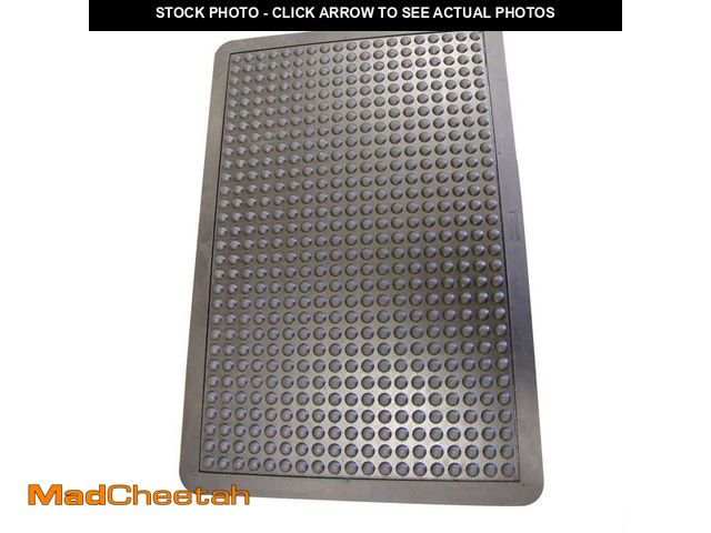 Lot 74-13048184 - Rubber-Cal Bubble-Top 5/8 in. x 24 in. x 36 in. Anti-Fatigue Floor Mat Black Borders - UNUSED