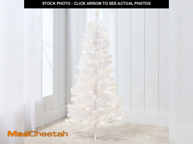 Lot 74-13042793 - Best Choice Products 4ft Prelit Colored Christmas Tree, Artificial Tree Holiday Decor w/ LED Lights ...