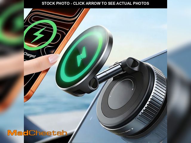 Lot 74-14060858 - Jkoailiwi 2026 Upgraded for Magsafe Car Mount Charger, 15W Fast Wireless Charging Suction Cup Phone ...
