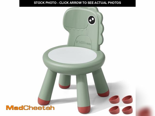 Lot 74-14210368 - KidBloom Toddler Chair, Plastic Kids Dinosaur Chair, Anti-Slip Toddler Chairs for Table with Dinosau...