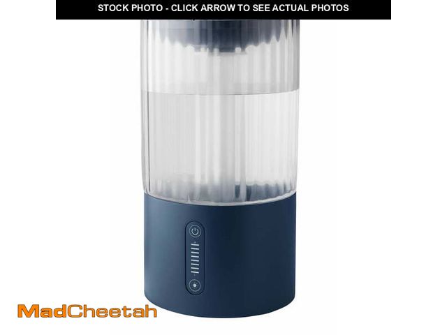 Lot 74-12686972 - Mainstays Round Ultrasonic Cool Mist Top Fill Humidifier with Aroma, Blue - UNUSED