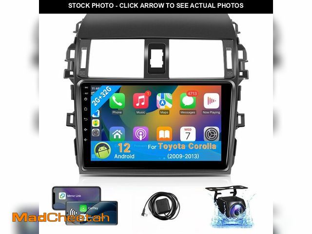 Lot 74-13626969 - Leadfan Car Stereo for Toyota Corolla 2009 2010 2011 2012 2013 Radio Compatible with Wireless Apple ...